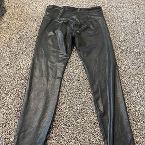 Athleta faux leather leggings